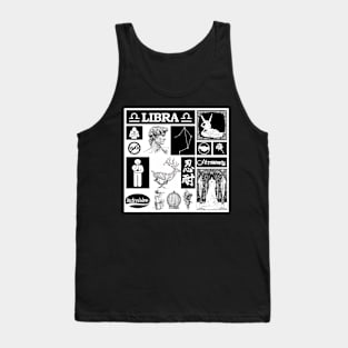 LIBRA ZODIAC SIGN CHART Tank Top